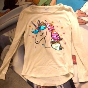 Unicorn sequin shirt